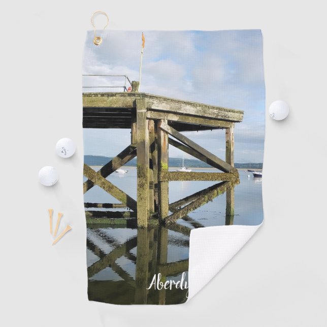 SERVIETTE DE GOLF VUES DES ALLES (En situation)