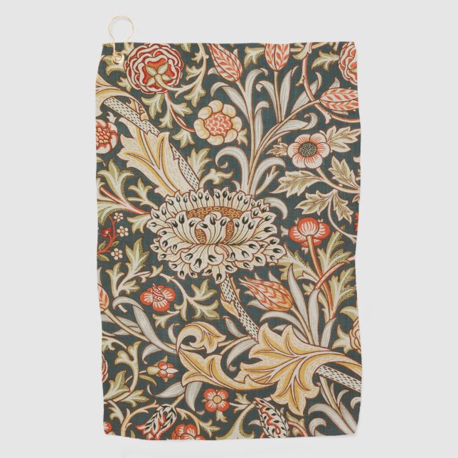 Serviette De Golf William Morris Trent Garden Flower Classic Botanic (Devant)