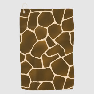 Serviette De Golf Zones de girafe Sauvage Safari Peau animal Imprime