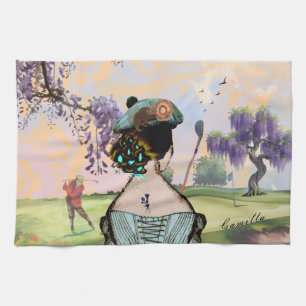 Serviette de golfeur Wisteria Sunrise