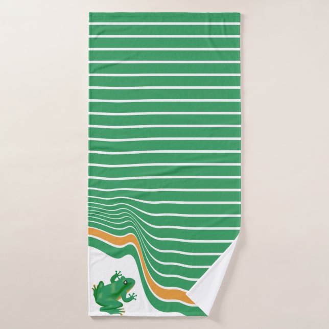 Serviette de grenouille (Serviette de bain)