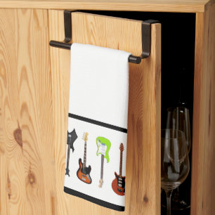 Serviette de guitare électrique