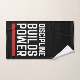 Serviette de gym Discipline construit la puissance
