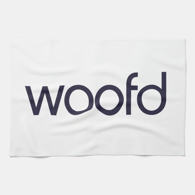 serviette de gymnase de woofd (Horizontal)