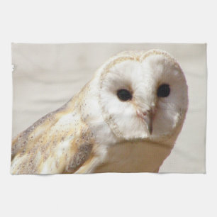 Serviette de hibou de grange de Milou