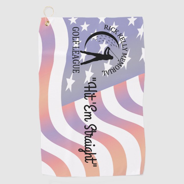 Serviette de la ligue de golf Rick Kelly (Devant)