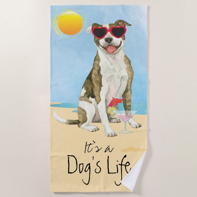 Serviette de la plage de Terrier (Devant)