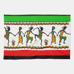 serviette de main africaine de cuisine