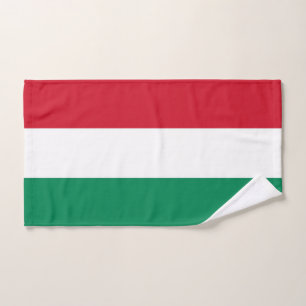 Serviette de main avec le drapeau de la Hongrie
