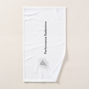 Serviette de main de badminton de représentation