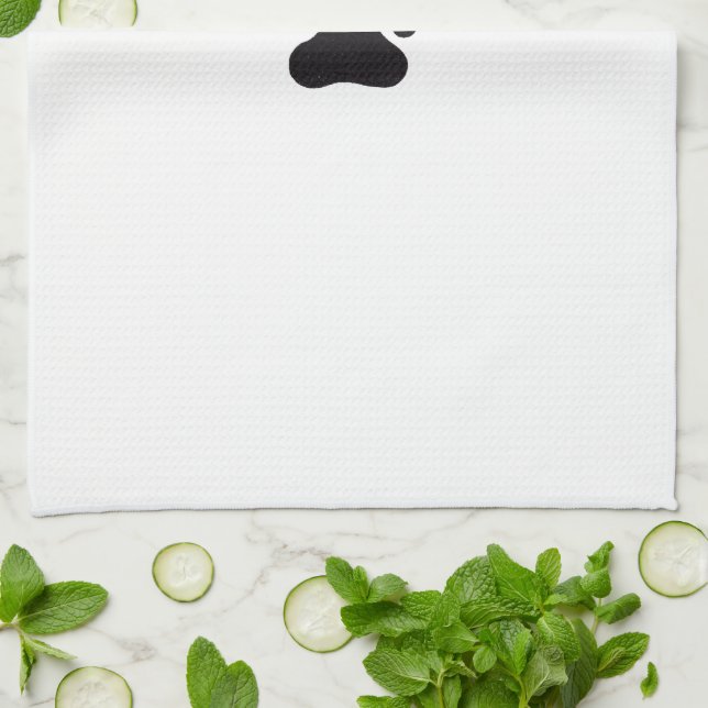 Serviette de main de chienchien de saleté (Plié)