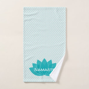Serviette de main d'exercice de yoga de point de