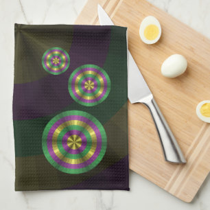 Serviette de Mardi Gras Illusion