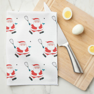 Serviette de Noël pour joueur de squash