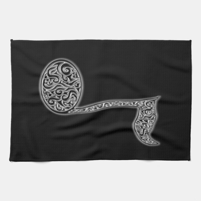 Serviette de note de musique (Horizontal)