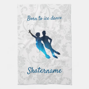 Serviette de patinage sur glace - paire d'étoiles