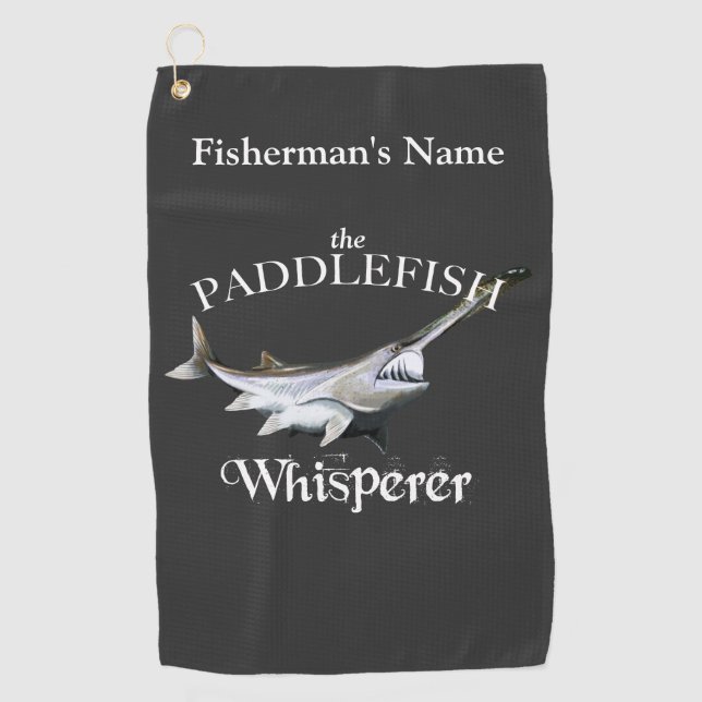 Serviette de pêche à la louche personnalisée (Devant)