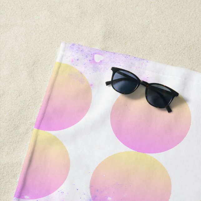 Serviette de plage (En situation)