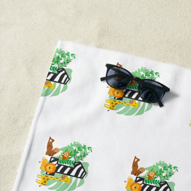 Serviette De Plage 1 year old! Happy Birthday baby! (En situation)