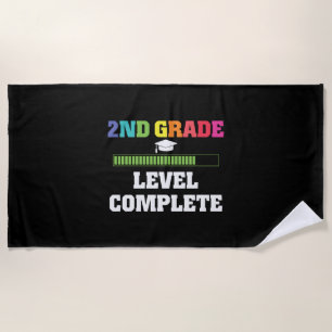 Serviette De Plage 2Nd Grade Complete Video Gamer Graduate Venin
