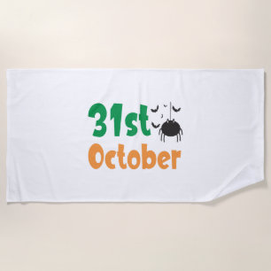 Serviette De Plage 31 octobre - Halloween