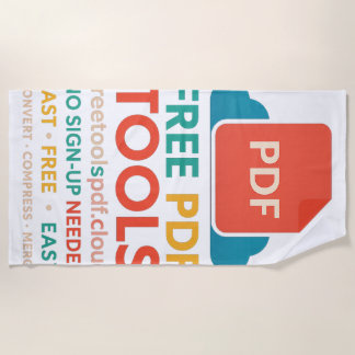 Serviette De Plage 3D Fantasy Logo