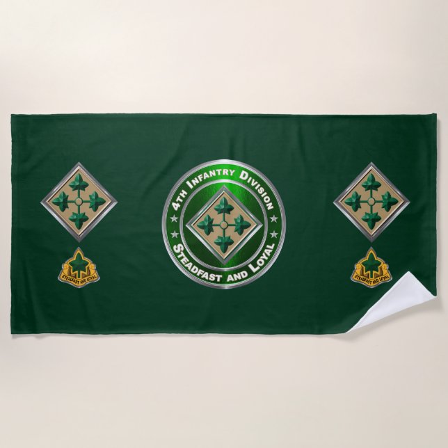 Serviette De Plage 4e division d'infanterie (Devant)