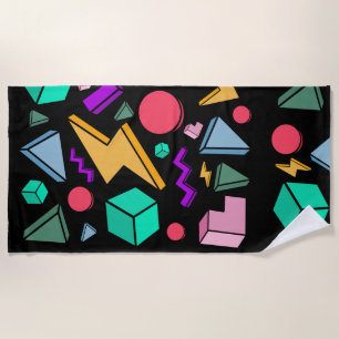 Serviette De Plage 80s esthétique Vintage rétro