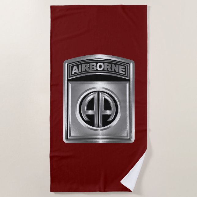 Serviette De Plage 82e division aéroportée  (Devant)