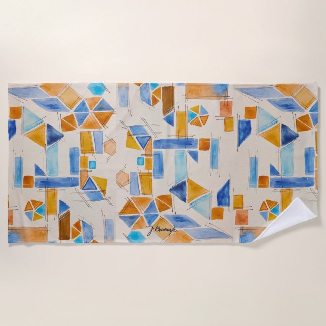 SERVIETTE DE PLAGE Â (Devant)