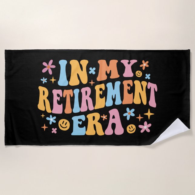 Serviette De Plage A L'Ère De La Retraite I (Devant)