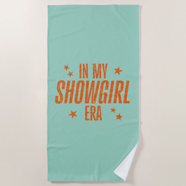 Serviette De Plage À l'ère de ma Showgirl (Devant)