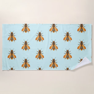 Serviette De Plage Abeille de style antique - Inspiré Vintage