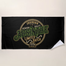 Absinthe Herbal Spirit Liquor Étiquette