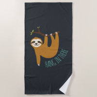 Adorable Sloth "Hang in There"