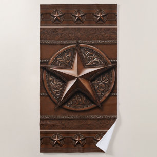 Serviette De Plage Agritourisme rustique Cowboy Western Country Texas
