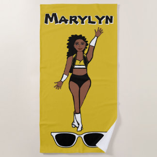 Serviette de plage Ajouter un nom YBW