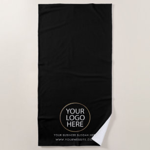 Serviette De Plage Ajouter votre logo et votre texte personnalisé noi
