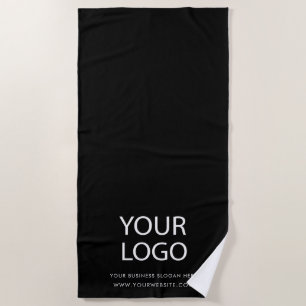 Serviette De Plage Ajouter votre logo et votre texte personnalisé noi