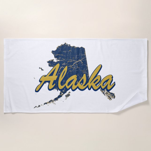 Serviette De Plage Alaska (Devant)