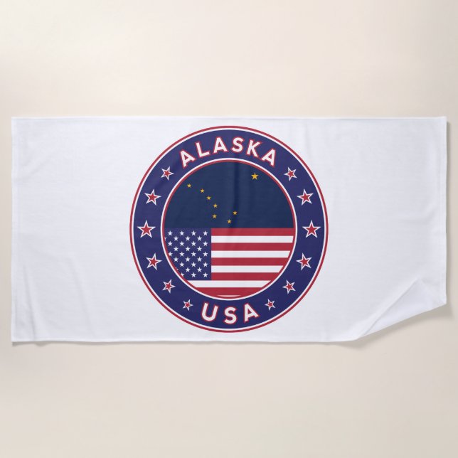 Serviette De Plage Alaska (Devant)