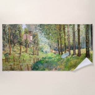 Serviette De Plage Alfred Sisley - Reposez le long du ruisseau