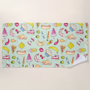 Serviette De Plage Alimentation