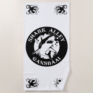 Serviette De Plage Allée de requin - Gansbaai Plongée avec requin