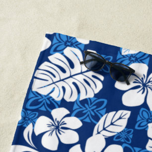 SERVIETTE DE PLAGE ALOHA VENDREDI (BLEU)