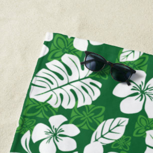SERVIETTE DE PLAGE ALOHA VENDREDI (VERT)