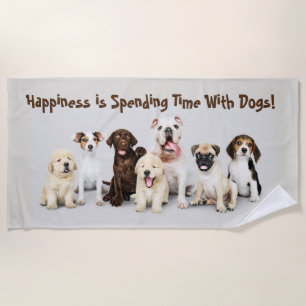 Serviette De Plage Amateurs de chiens