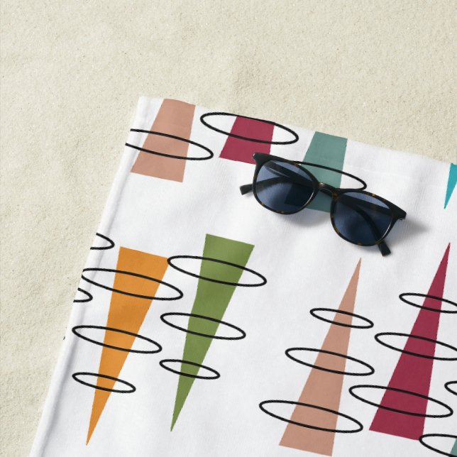 Serviette De Plage Antenne colorée (En situation)