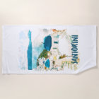 Aquarelle de voyage Santorin Grèce