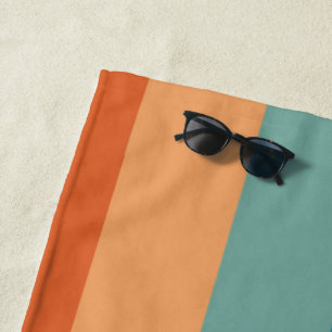 Serviette De Plage Arc-en-ciel rayonne de couleurs Vintages Ancien st